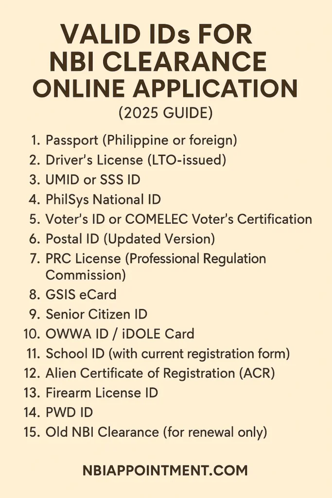 Valid-IDs-for-NBI-Clearance