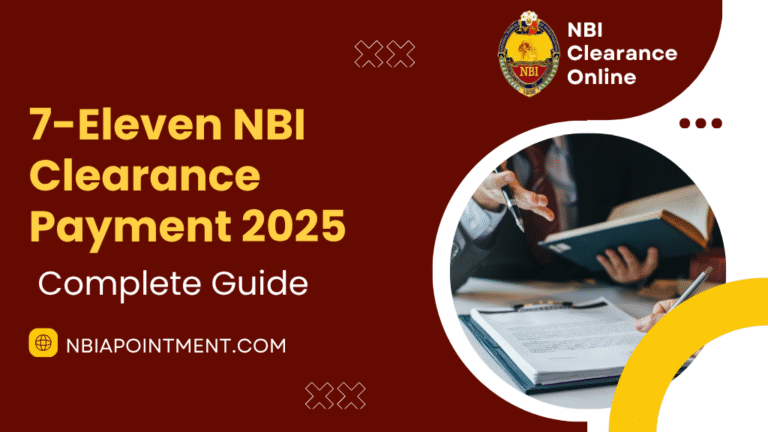 7-Eleven NBI Clearance Payment 2025