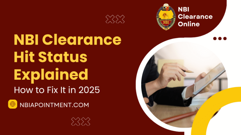 NBI Clearance Hit Status