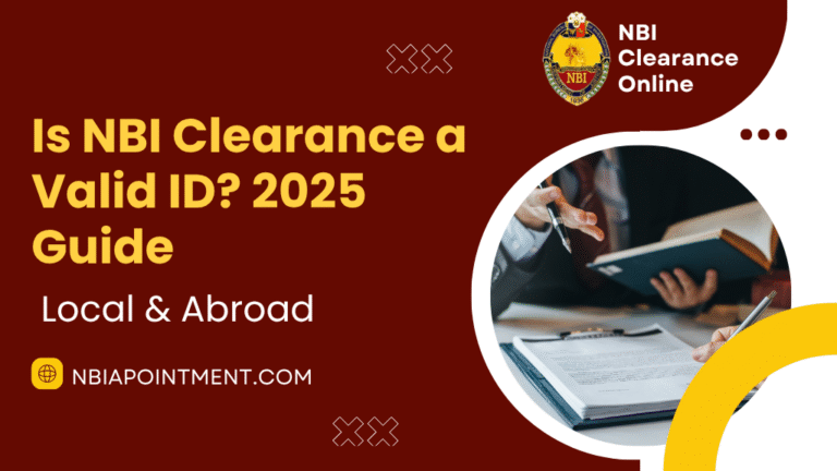NBI Clearance a Valid ID