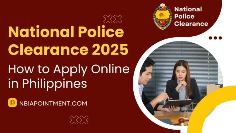 National Police Clearance 2025