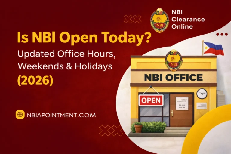 Is NBI Open Today