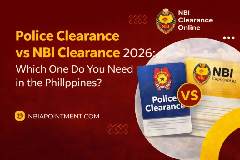 Police Clearance vs NBI Clearance 2026 Which One Do You Need in the Philippines