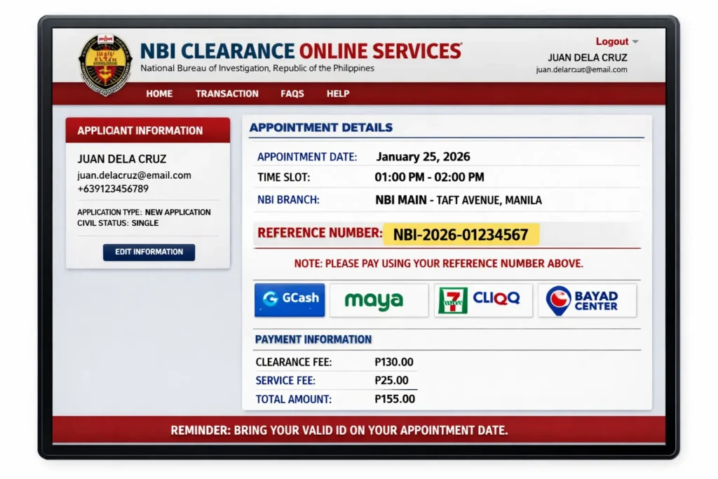 NBI Official Website
