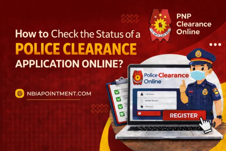 How to Check the Status of a Police Clearance Application Online